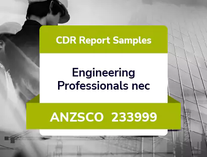 Engineering Professionals nec ANZSCO 233999