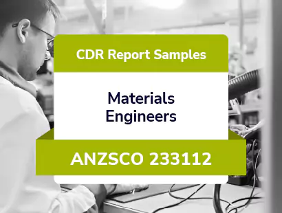 Materials Engineers ANZSCO 233112