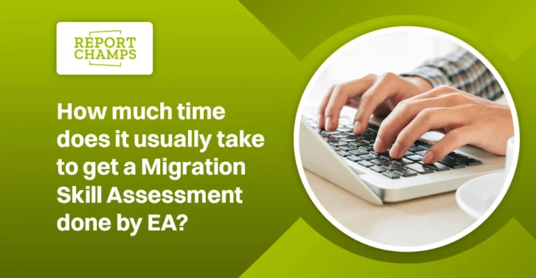 How much time does it usually take to get a Migration Skill Assessment done by EA