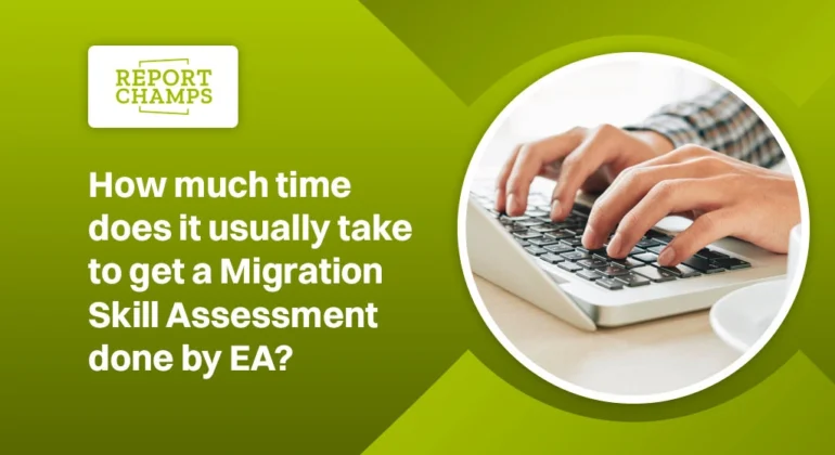 How much time does it usually take to get a Migration Skill Assessment done by EA