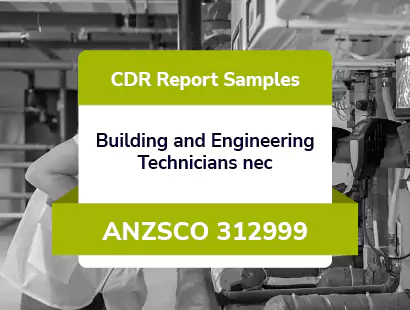 Building and Engineering Technicians nec