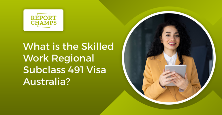What is the Skilled Work Regional Subclass 491 Visa Australia?