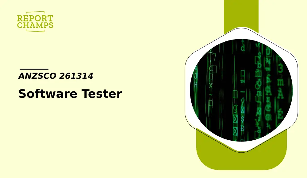 Software Tester - Report Champs